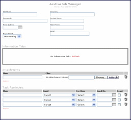 Aestiva Job Tracker.