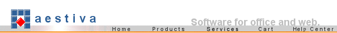 Aestiva Workflow, eForm, and Database Software